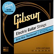 Gibson Brite Wire 'Reinforced' Electric Guitar Strings, Ultra Light Gauge for sale