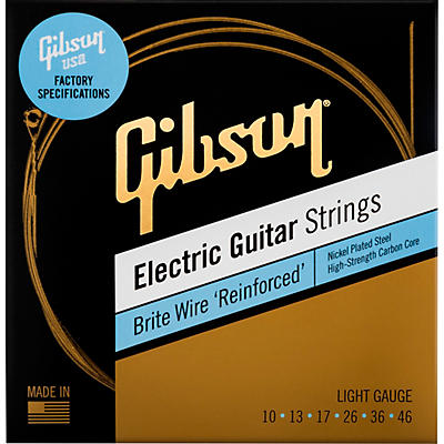 Gibson Brite Wire 'Reinforced' Electric Guitar Strings, Light Gauge for sale