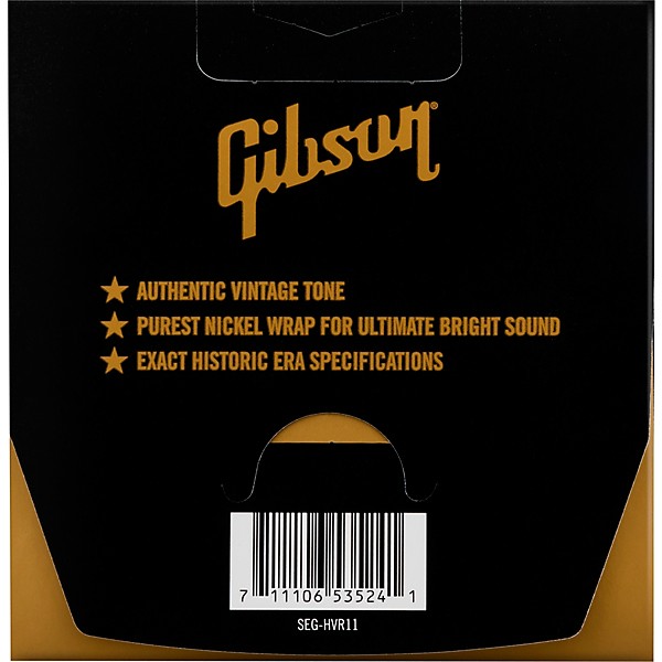 Gibson Vintage Reissue Electric Guitar Strings, Medium Gauge