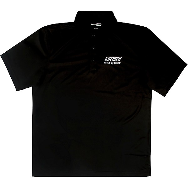 Gretsch Power & Fidelity Golf Shirt - Black Medium