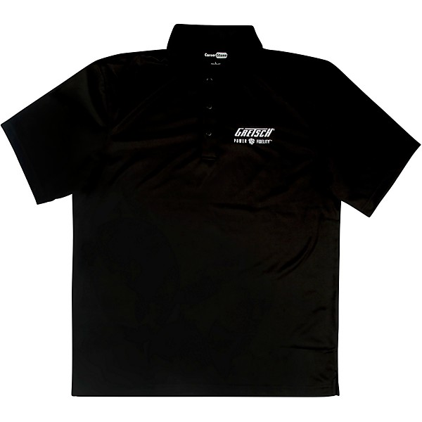 Gretsch Power & Fidelity Golf Shirt - Black Large