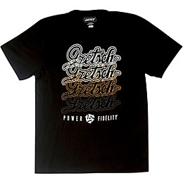 Gretsch Script Logo T-Shirt - Black Small