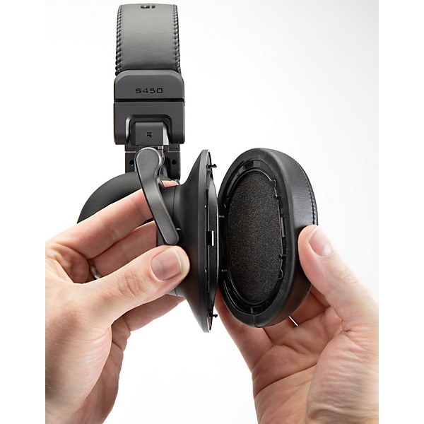 Sterling Audio S450 Studio Headphones With 45 mm Drivers Black