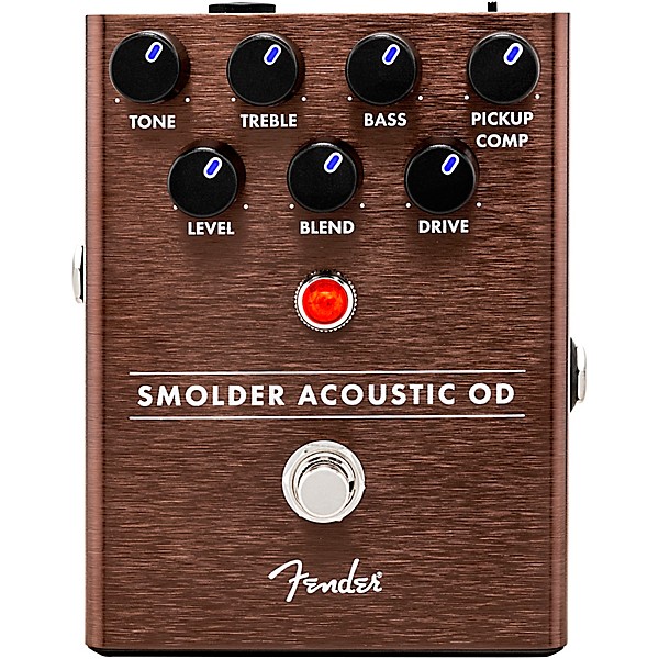 Open Box Fender Smolder Acoustic Overdrive Effects Pedal Level 1