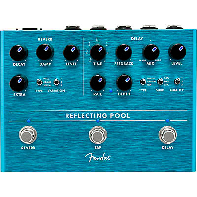 Fender Reflecting Pool Delay & Reverb Effects Pedal for sale