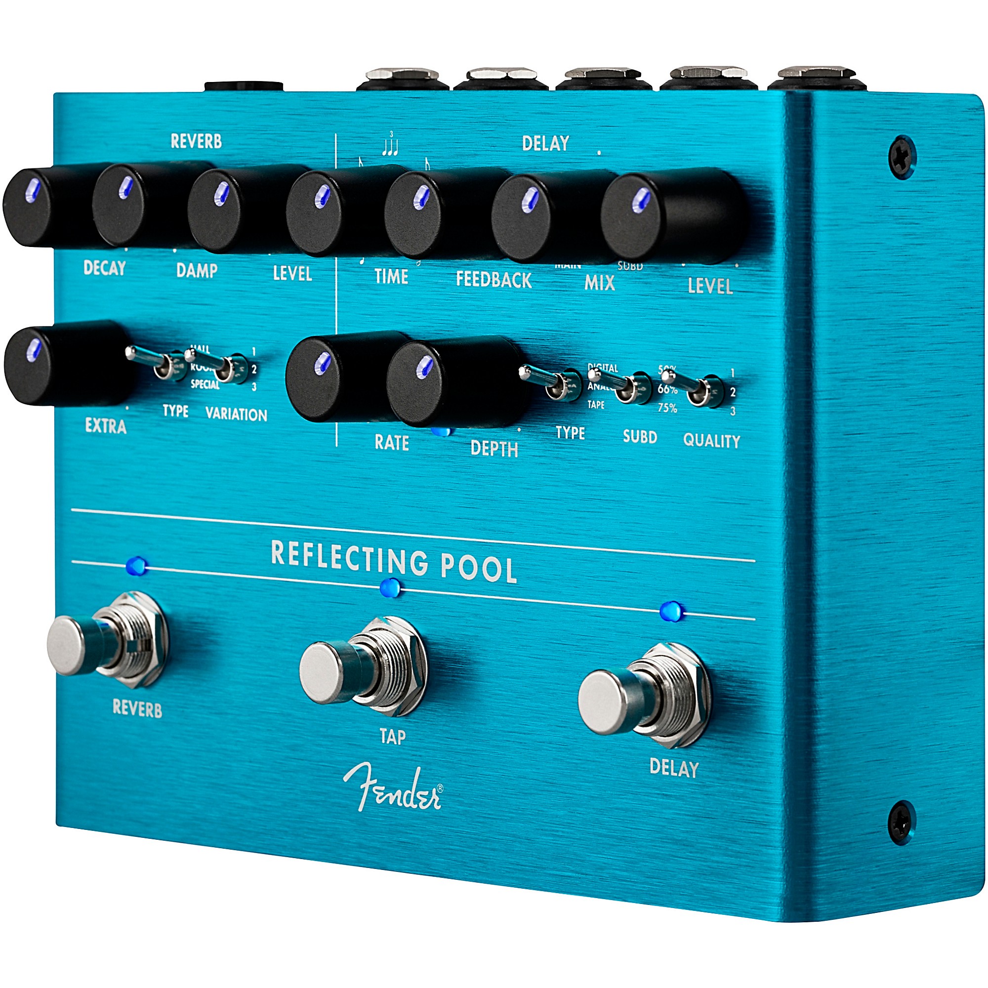 Fender Reflecting Pool Delay & Reverb Effects Pedal | Guitar