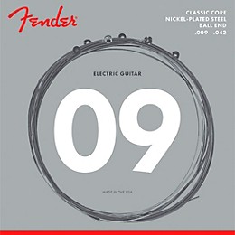 Fender Classic Core 255L Nickel-Plated Steel Ball End Light Guitar Strings