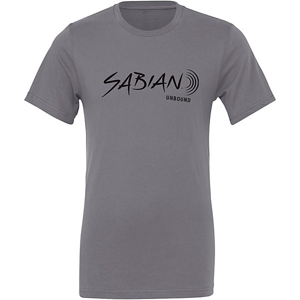 SABIAN Short Sleeve Logo Tee Storm Grey Small
