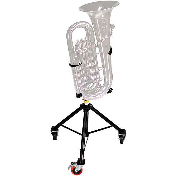 Tuba Essentials The Hug Adjustable Tuba Stand for 3/4 Size Right Side Mouthpiece Instruments