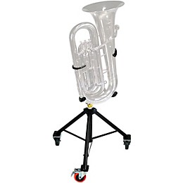 Tuba Essentials The Hug Adjustable Tuba Stand for 3/4 Size Left Side Mouthpiece Instruments