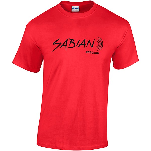 SABIAN Short Sleeve Logo Tee Canvas Red Small