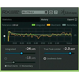 iZotope RX Loudness Control plug-in
