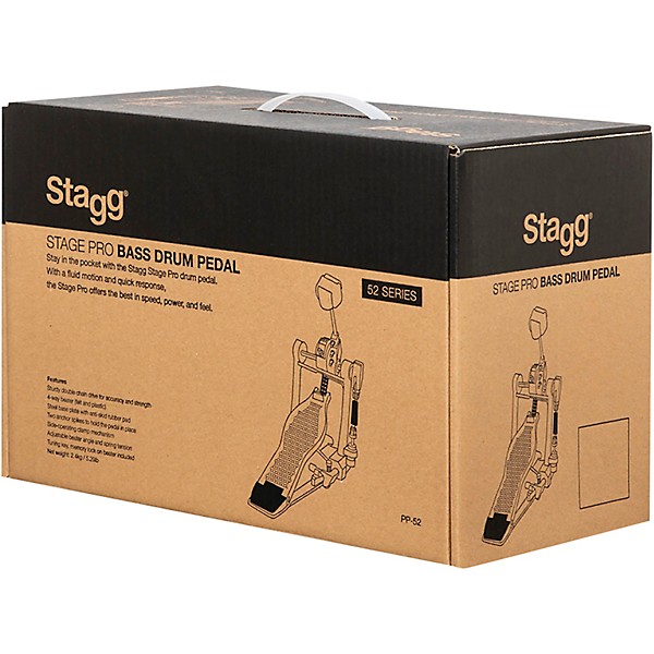 Stagg Double Bass Drum Pedal with Double Chain