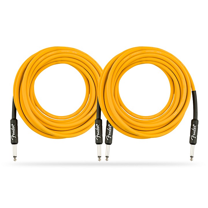 2-Pack Fender Original Series 18.6 ft Limited Edition Butterscotch Blonde Instrument Cable