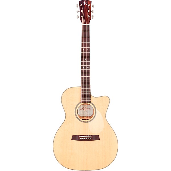 Kremona M25 CW OM-Style Acoustic-Electric Guitar Natural
