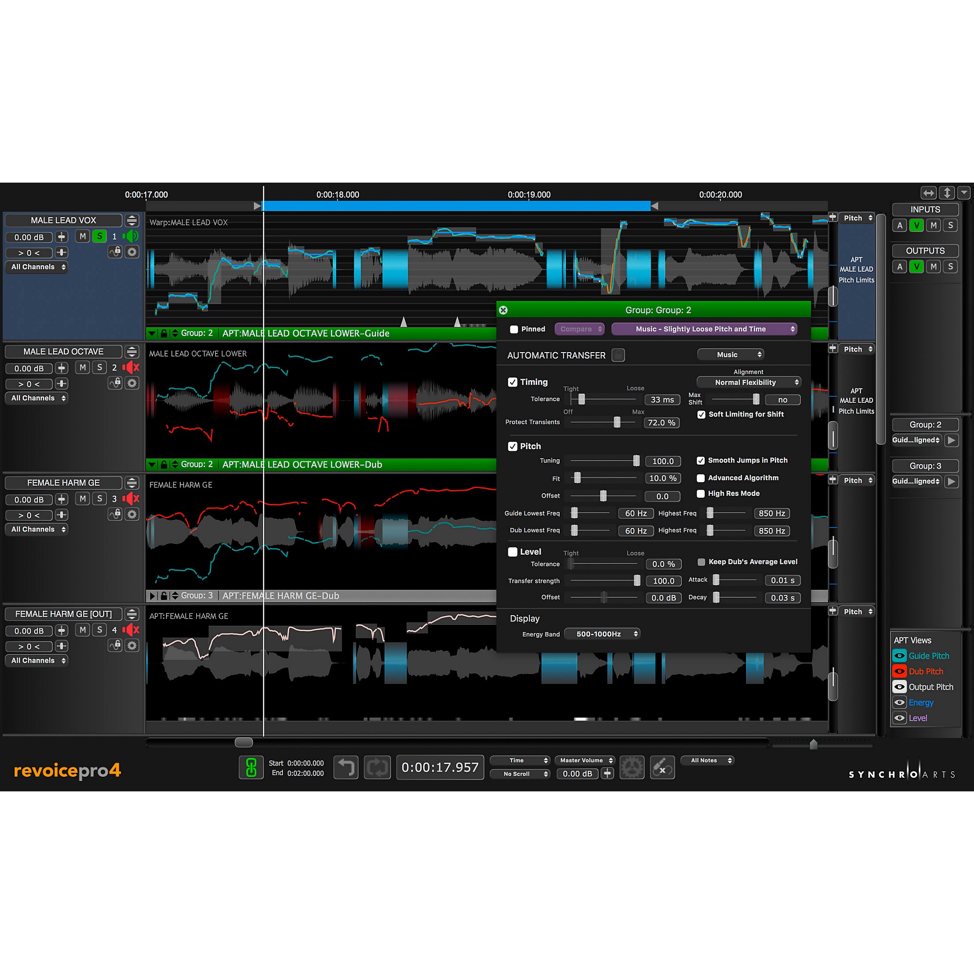 revoice 3 changes mono files to stereo