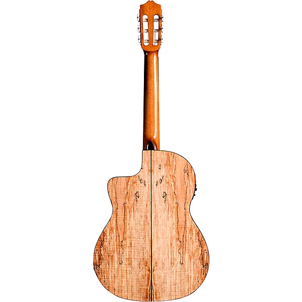 Open Box Cordoba C5-CET Thinbody Spalted Maple Nylon-String Acoustic-Electric Guitar Level 1 Gloss Natural