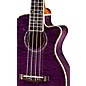 Mitchell MU80XCE-QMPR Exotic Acoustic-Electric Cutaway Ukulele Quilt Maple Purple