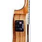 Mitchell MU80XCE-SM Exotic Acoustic-Electric Cutaway Ukulele Spalted Maple Natural