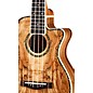 Mitchell MU80XCE-SM Exotic Acoustic-Electric Cutaway Ukulele Spalted Maple Natural