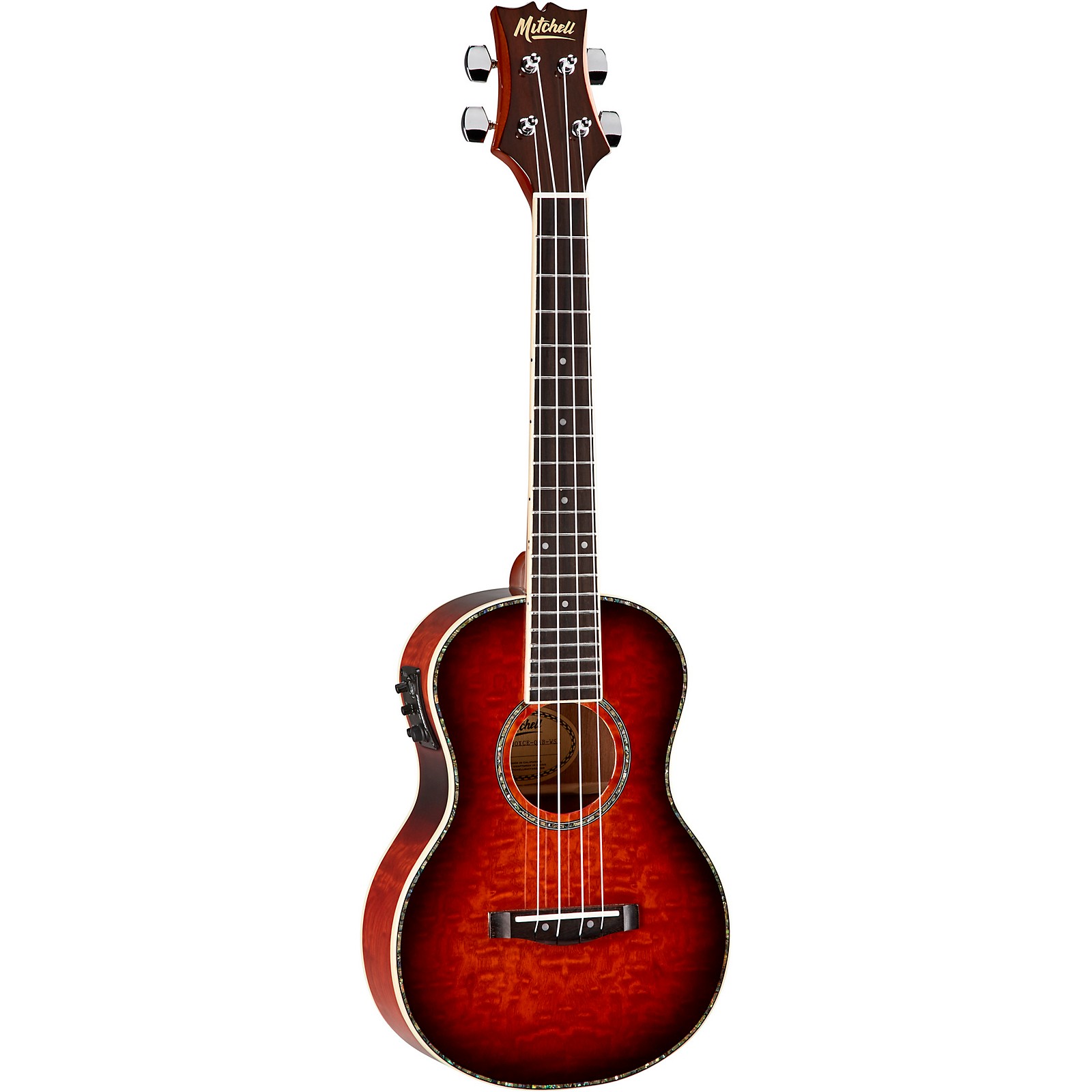 Clearance Mitchell MUT80XE-QAB-WSK Exotic Acoustic-Electric 