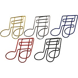 AIM 16th Note Assorted Color Paper Clip Pack