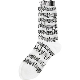 AIM Women's Music Score And Keyboard Socks