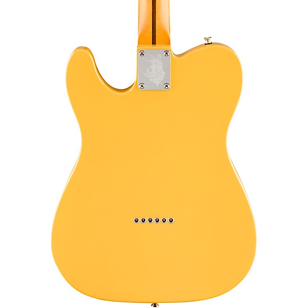 Fender Britt Daniels Telecaster Thinline Maple Fingerboard Electric Guitar Amarillo Gold