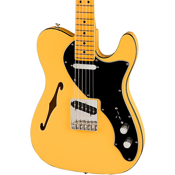 Fender Britt Daniels Telecaster Thinline Maple Fingerboard Electric Guitar Amarillo Gold