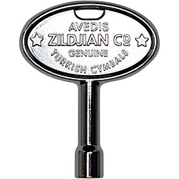 Zildjian Chrome Drum Key with Zildjian Trademark