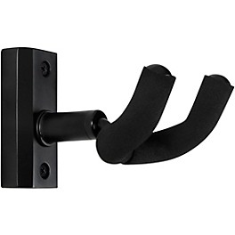 Proline Solid Wood Guitar Wall Hanger Black Proline Solid Wood Guitar Wall Hanger Black