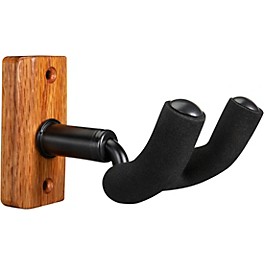 Proline Solid Wood Guitar Wall Hanger Black Proline Solid Wood Guitar Wall Hanger Mahogany