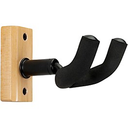 Proline Solid Wood Guitar Wall Hanger Black Proline Solid Wood Guitar Wall Hanger Natural