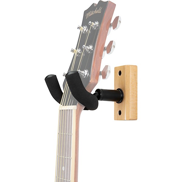 Proline Solid Wood Guitar Wall Hanger Natural