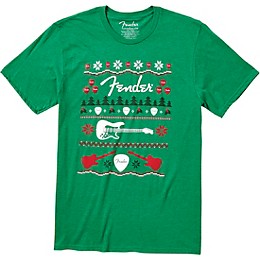 Fender Exclusive Holiday T-Shirt X Large Green