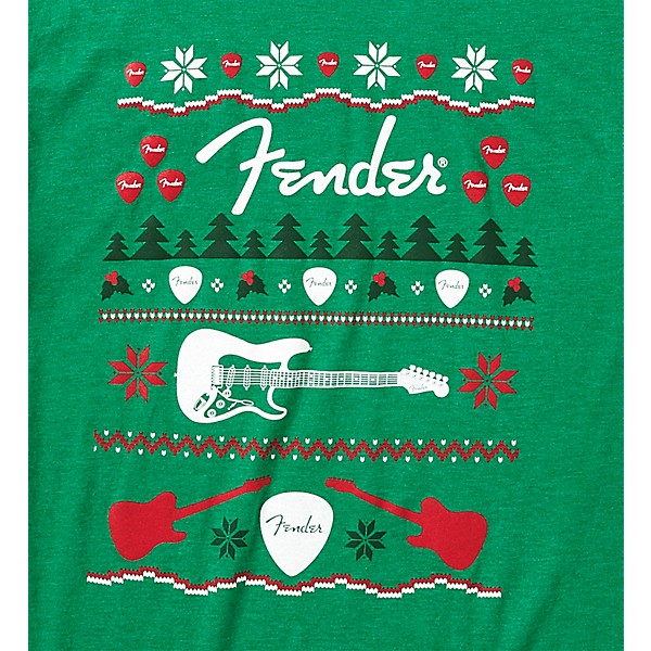 Fender Exclusive Holiday T-Shirt X Large Green