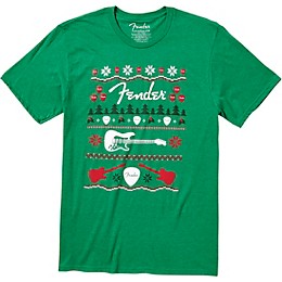 Fender Exclusive Holiday T-Shirt XX Large Green