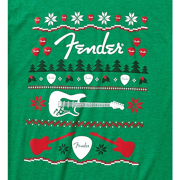 Fender Exclusive Holiday T-Shirt XX Large Green