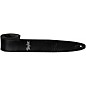 Taylor Leather Strap Suede Back Silver Logo Black 2.5 in. thumbnail