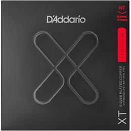 D'Addario XT Silver Plated Copper Classical Strings, Normal Tension, 28-44w