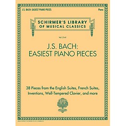G. Schirmer J.S. Bach: Easiest Piano Pieces - Schirmer's Library of Musical Classics, Vol. 2141
