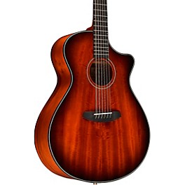 Breedlove Oregon Concerto Myrtlewood 12-String Cutaway Acoustic-Electric Guitar Bourbon Burst