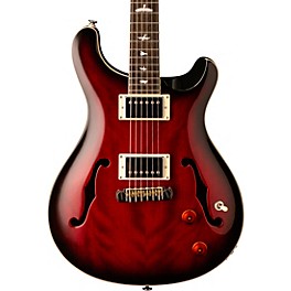 PRS SE Hollowbody Standard Electric Guitar Fire Red Burst