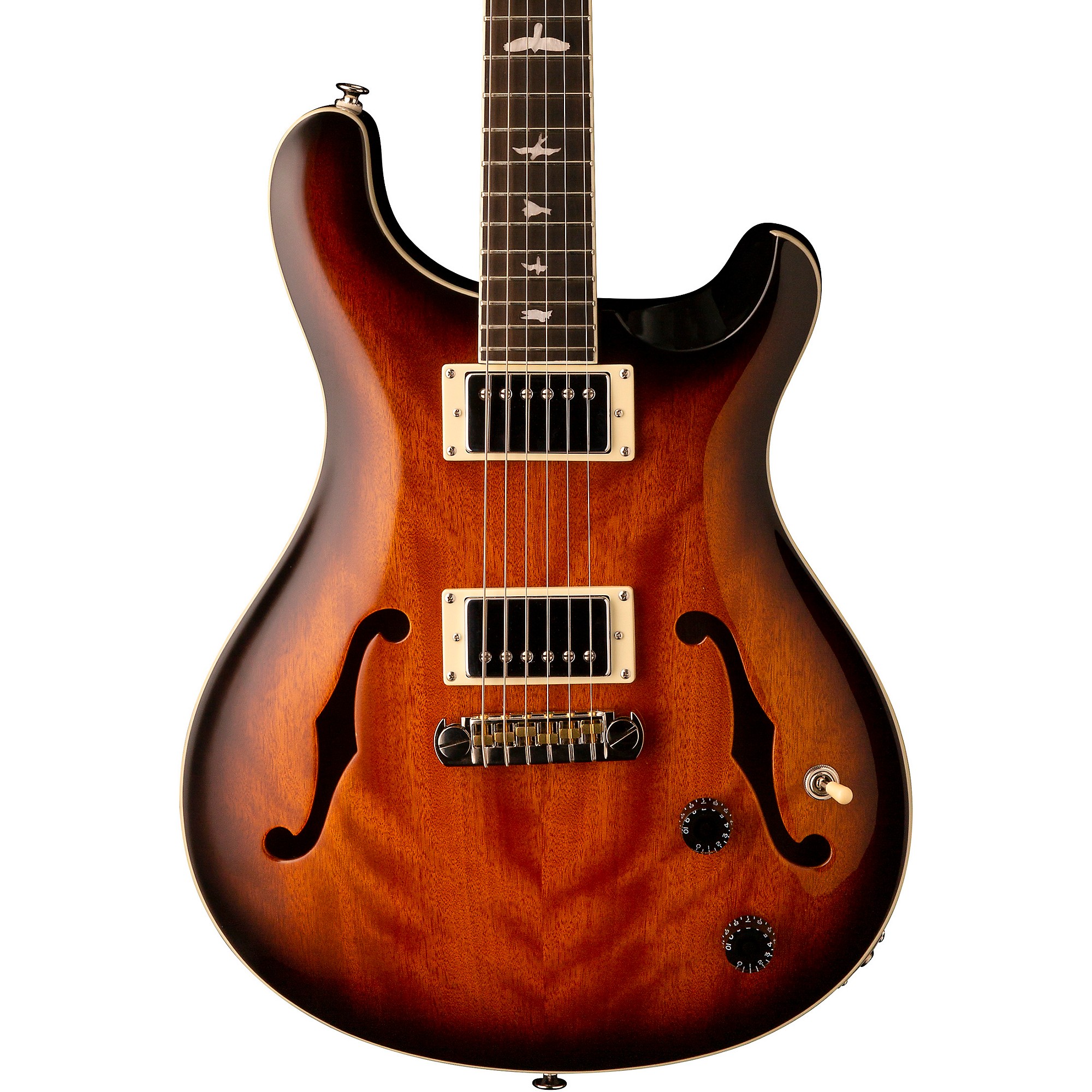 prs se hollowbody standard mccarty tobacco sunburst Paul Reed Smith Hollowbody Electric Guitar classic feel PRS SE Hollowbody Standard 2020