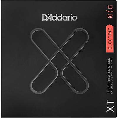 D'addario Xt Nickel Plated Steel Electric Guitar Coated Strings .010-.052 Light Top Heavy Bottom for sale