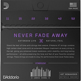 D'Addario XT Acoustic Strings, Custom Light, 11-52
