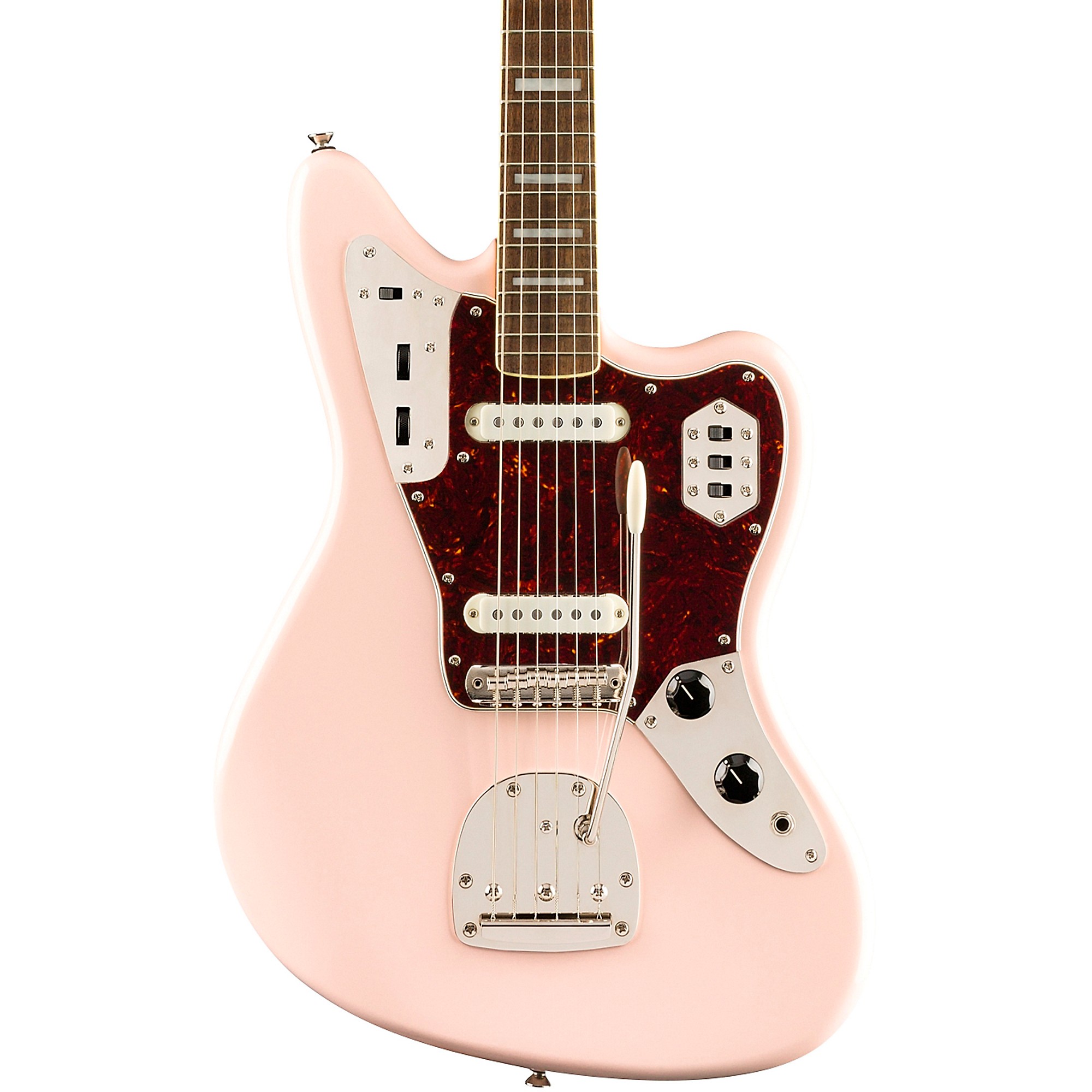 Squier Classic Vibe '70s Jaguar Limited-Edition Electric Guitar Shell Pink