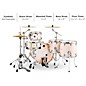 Mapex Mars Series 5-Piece Crossover Shell Pack With 22" Bass Drum Bonewood Chrome
