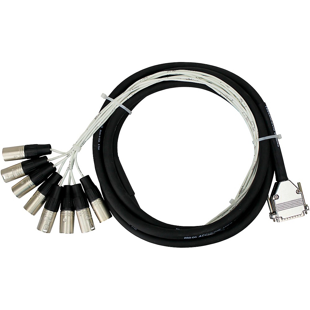 Rapco Horizon DA88XM-10 - Analog DB25-XLRM Patch Snake 5 ft.