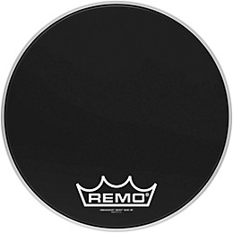 Remo Ebony Ambassador Crimplock Bass Drum Head 16 in.